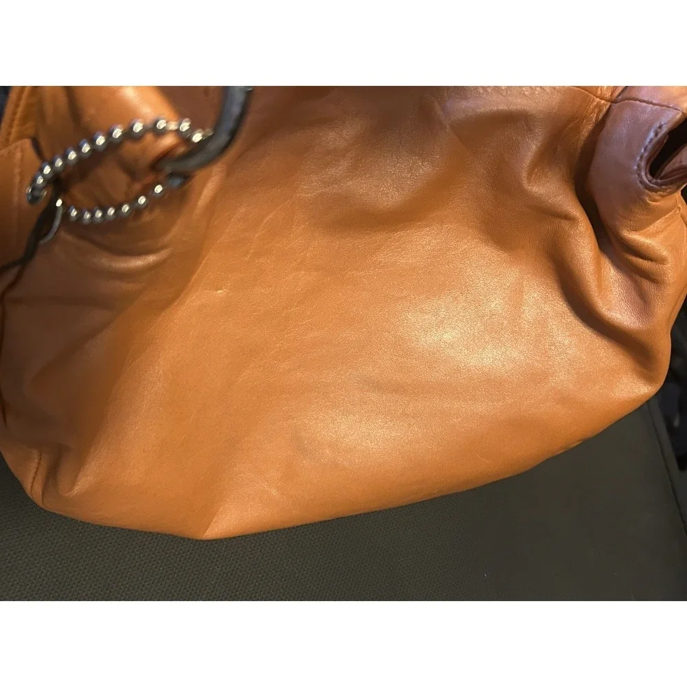 COACH - Genuine Leather - Hobo - Shoulder Bag #13652 - Tangerine - PLUS WALLET